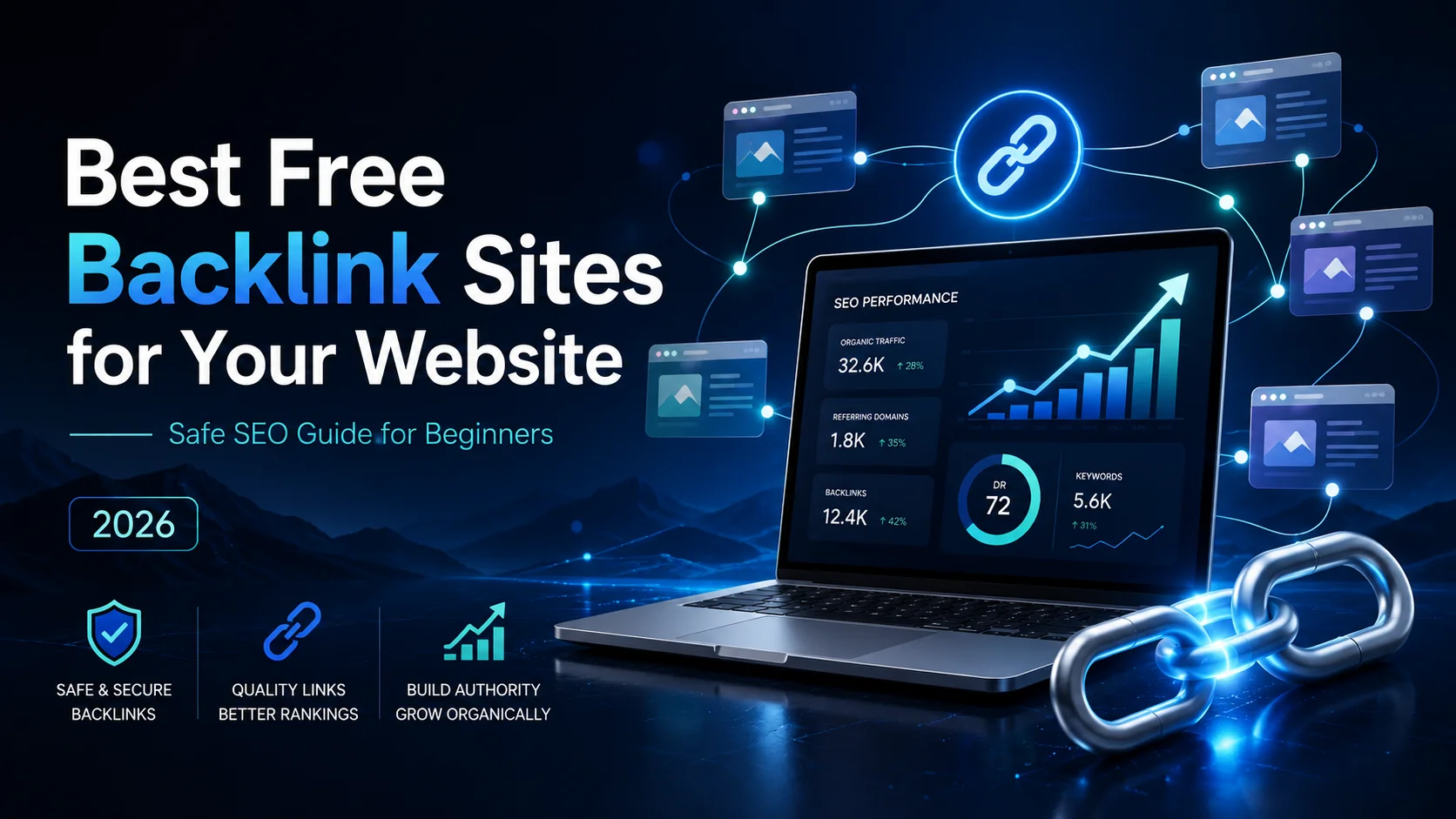 Best Free Backlink Sites for Your Website in 2026: Safe SEO Guide for Beginners